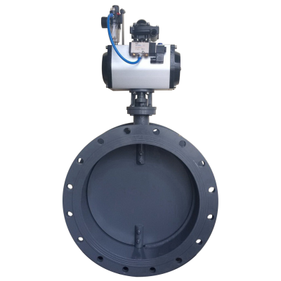 D641W大口徑高溫氣動(dòng)通風(fēng)蝶閥